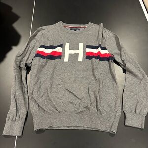 Tommy Hilfiger Gray Crewneck Sweater